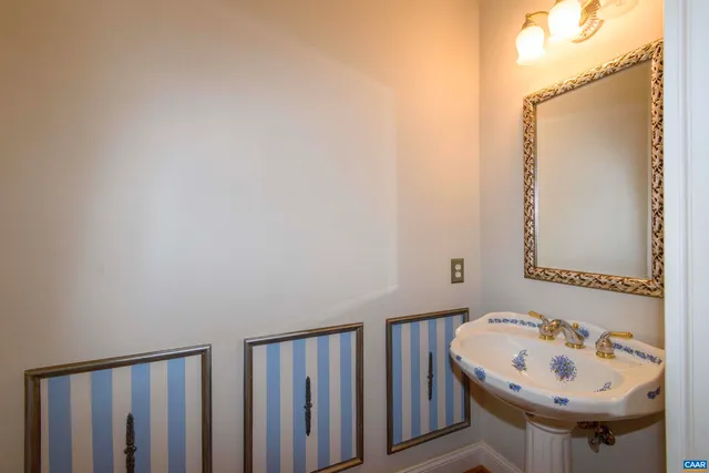 a very nice looking room with a large window