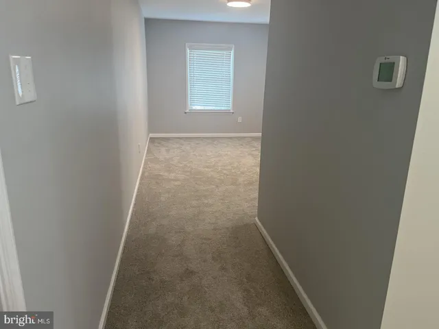 a view of hallway with window