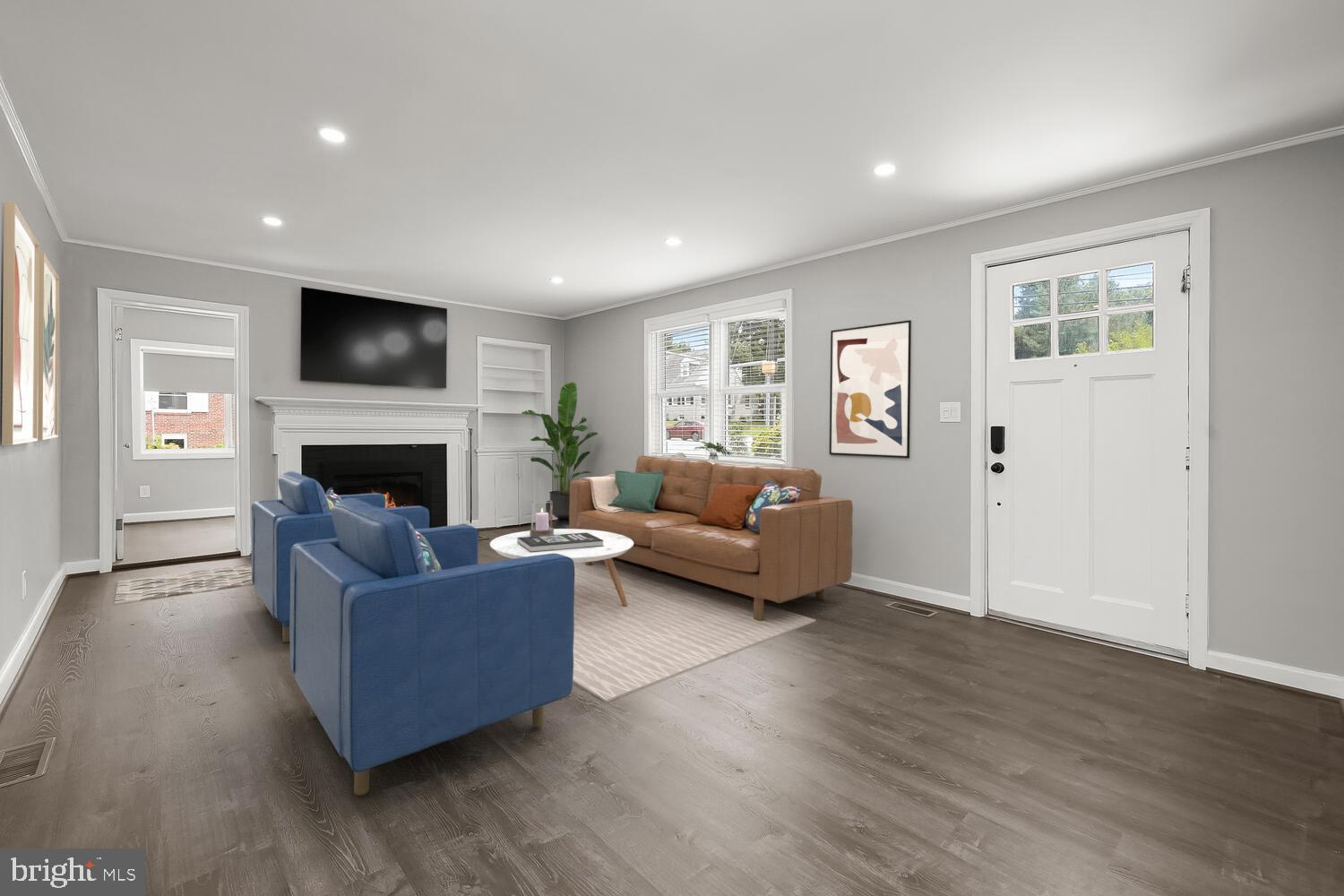 420 Hillen Road Towson, MD 21286 - Photo 5 of 60 Main Level Living Room-Staged Using Virtual Tools