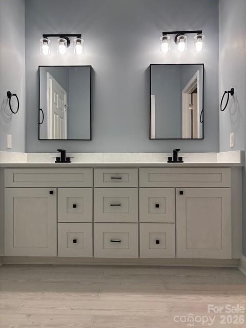 1705 Kallaramo Road Rock Hill, SC 29732 - Photo 8 of 15 a bathroom with double sink and a mirror