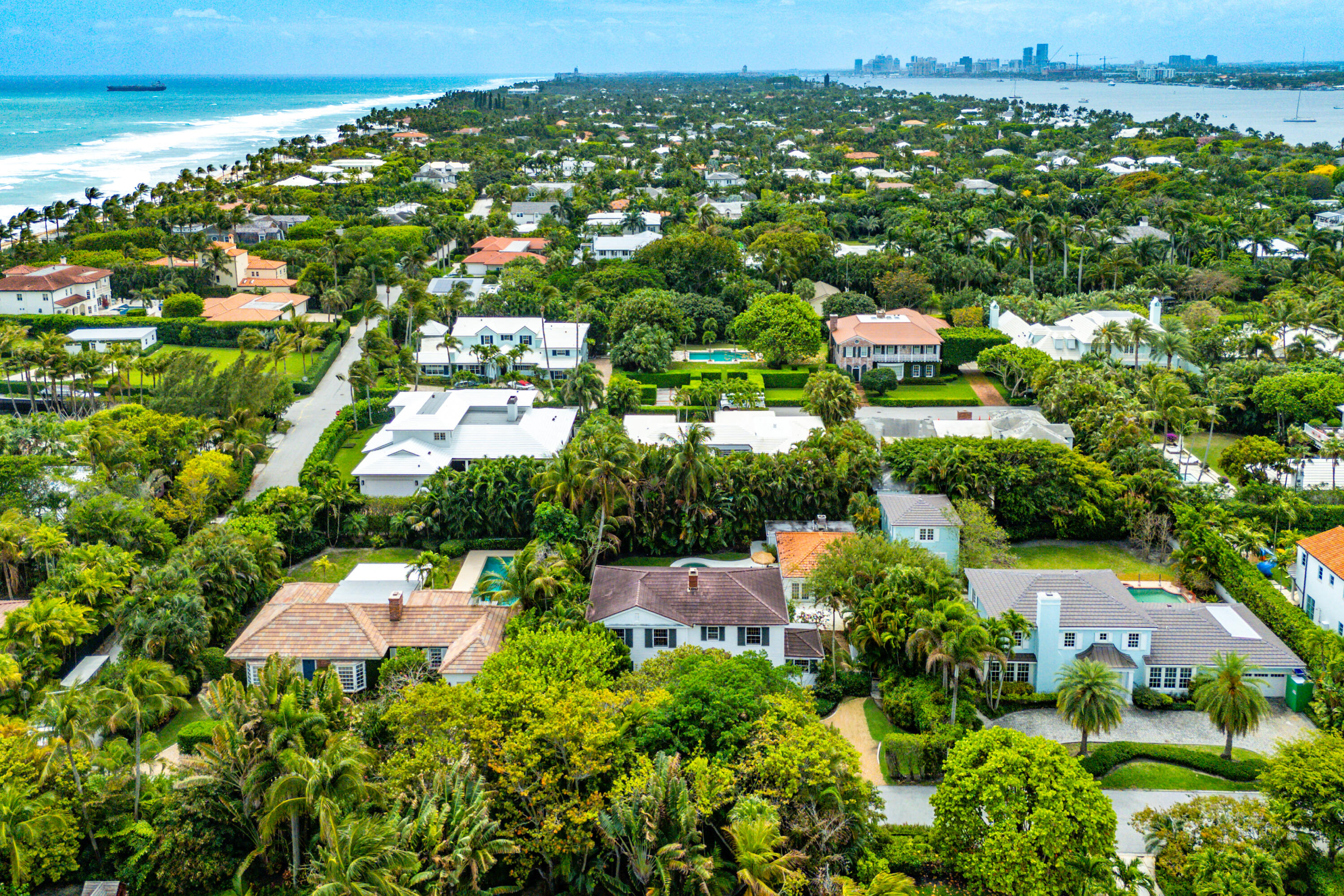 210 Merrain Road Palm Beach, FL 33480 - Photo 21 of 33 Aerial