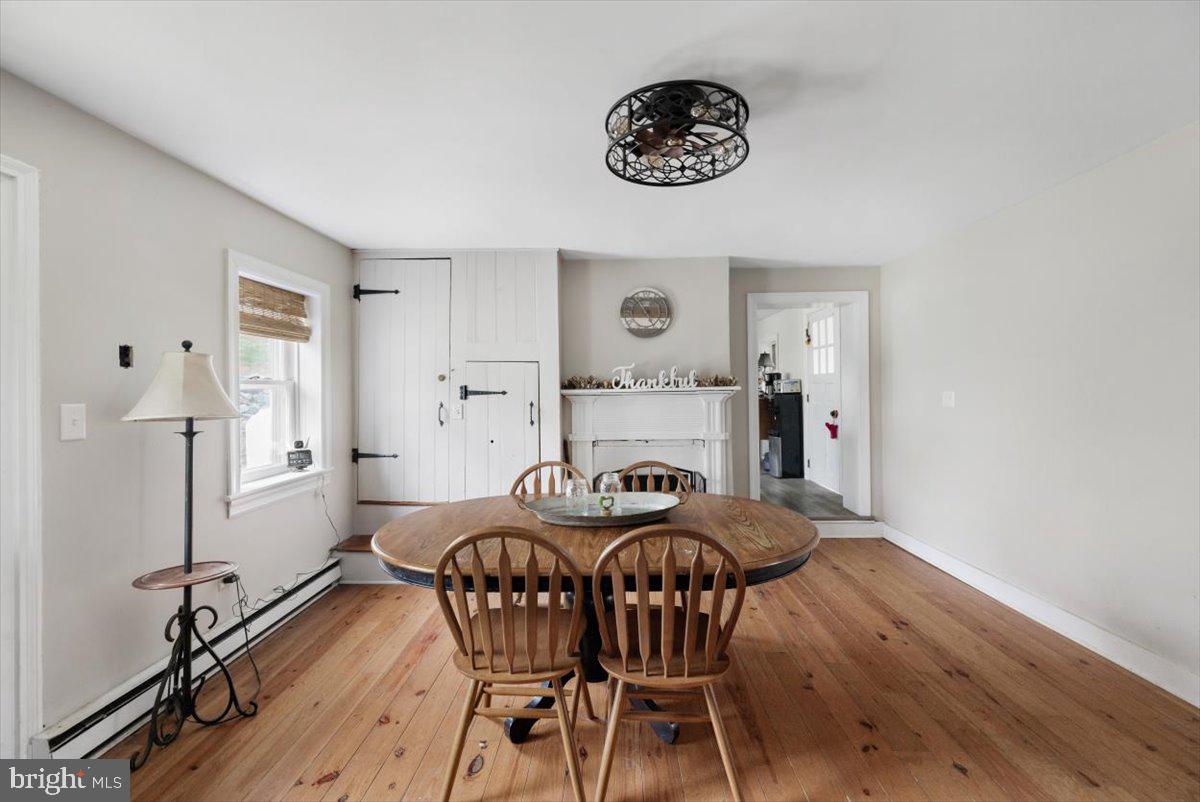 4781 Scrabble Road Shepherdstown, WV 25443 - Photo 23 of 61 a view of a dining room with furniture and wooden floor