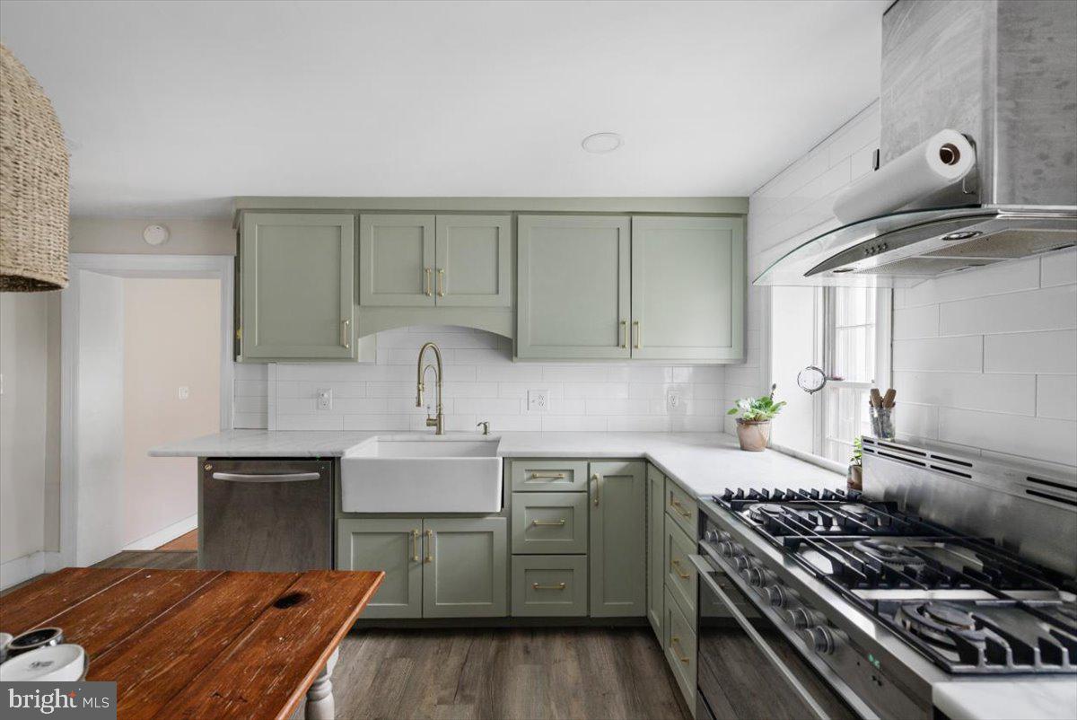 4781 Scrabble Road Shepherdstown, WV 25443 - Photo 27 of 61 a kitchen with a stove and a sink