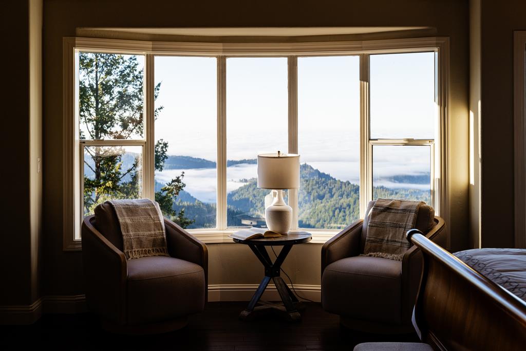 25220 Quail Ridge Road Los Gatos, CA 95033 - Photo 55 of 94 a dining room with furniture window and outside view