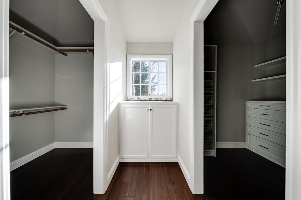 25220 Quail Ridge Road Los Gatos, CA 95033 - Photo 64 of 94 a view of walk in closet with wooden floor