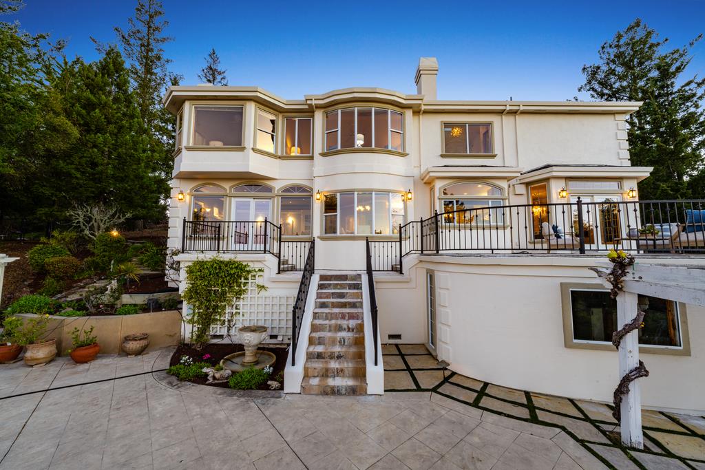 25220 Quail Ridge Road Los Gatos, CA 95033 - Photo 76 of 94 a front view of a house with a garden