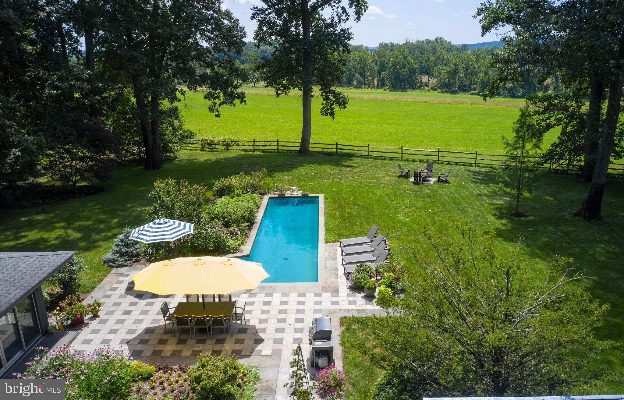 35 Raven Rock Rosemont Road Stockton, NJ 08559 - Photo 37 of 61 a view of a garden with an outdoor space