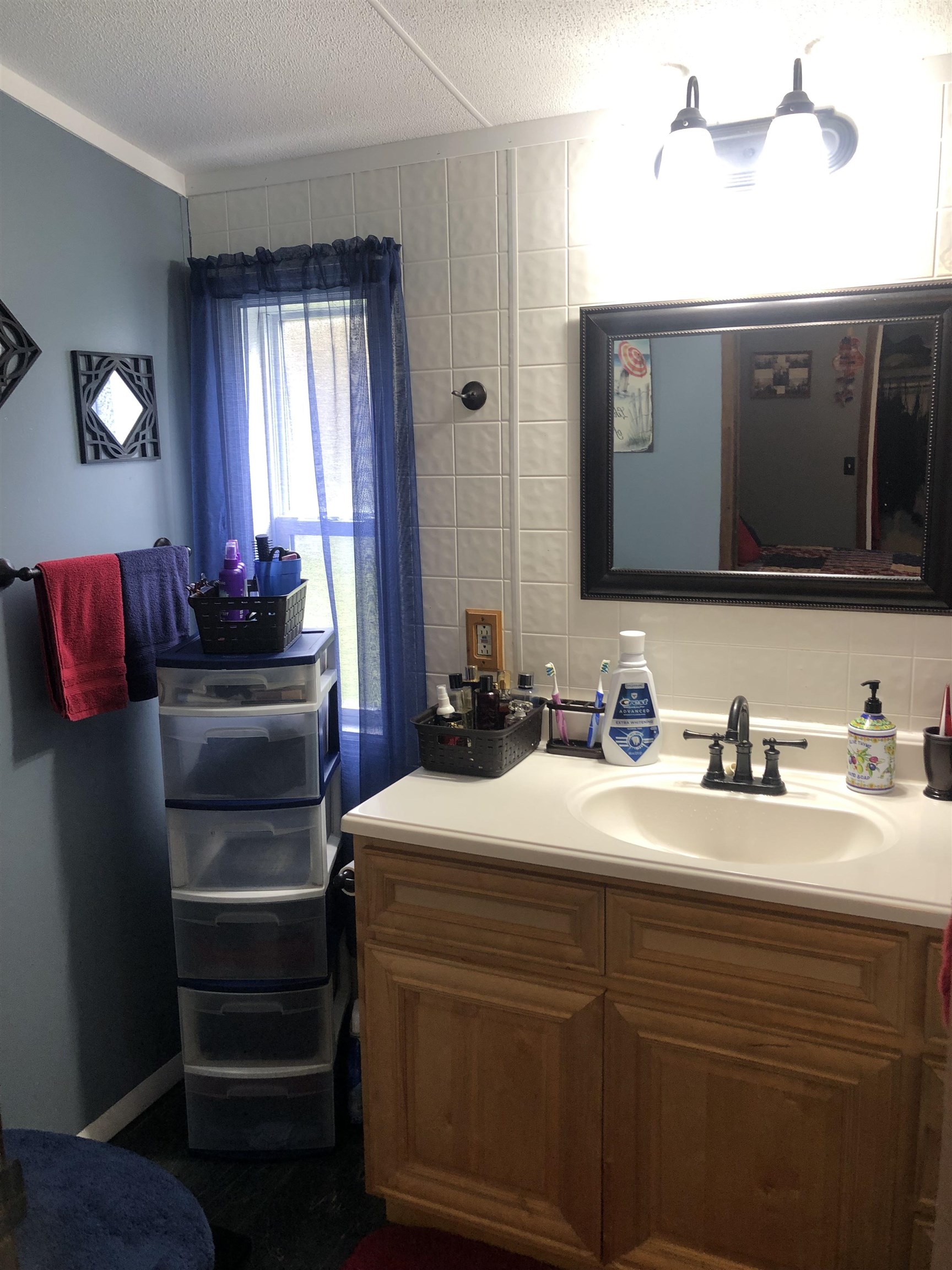 3180 Green Acres Road St. Augustine, FL 32084 - Photo 17 of 24 a bathroom with a sink and a mirror