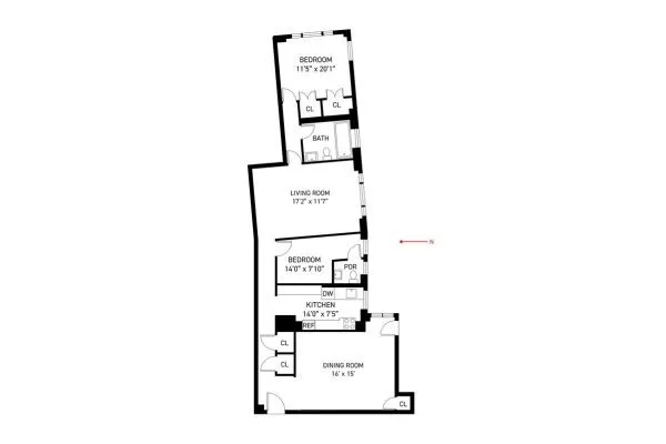 $899,000 | 725 Riverside Drive, Unit 7C | Hamilton Heights
