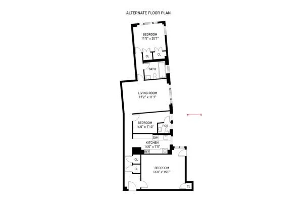 $899,000 | 725 Riverside Drive, Unit 7C | Hamilton Heights
