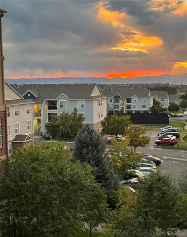 a view of a city with lot of trees