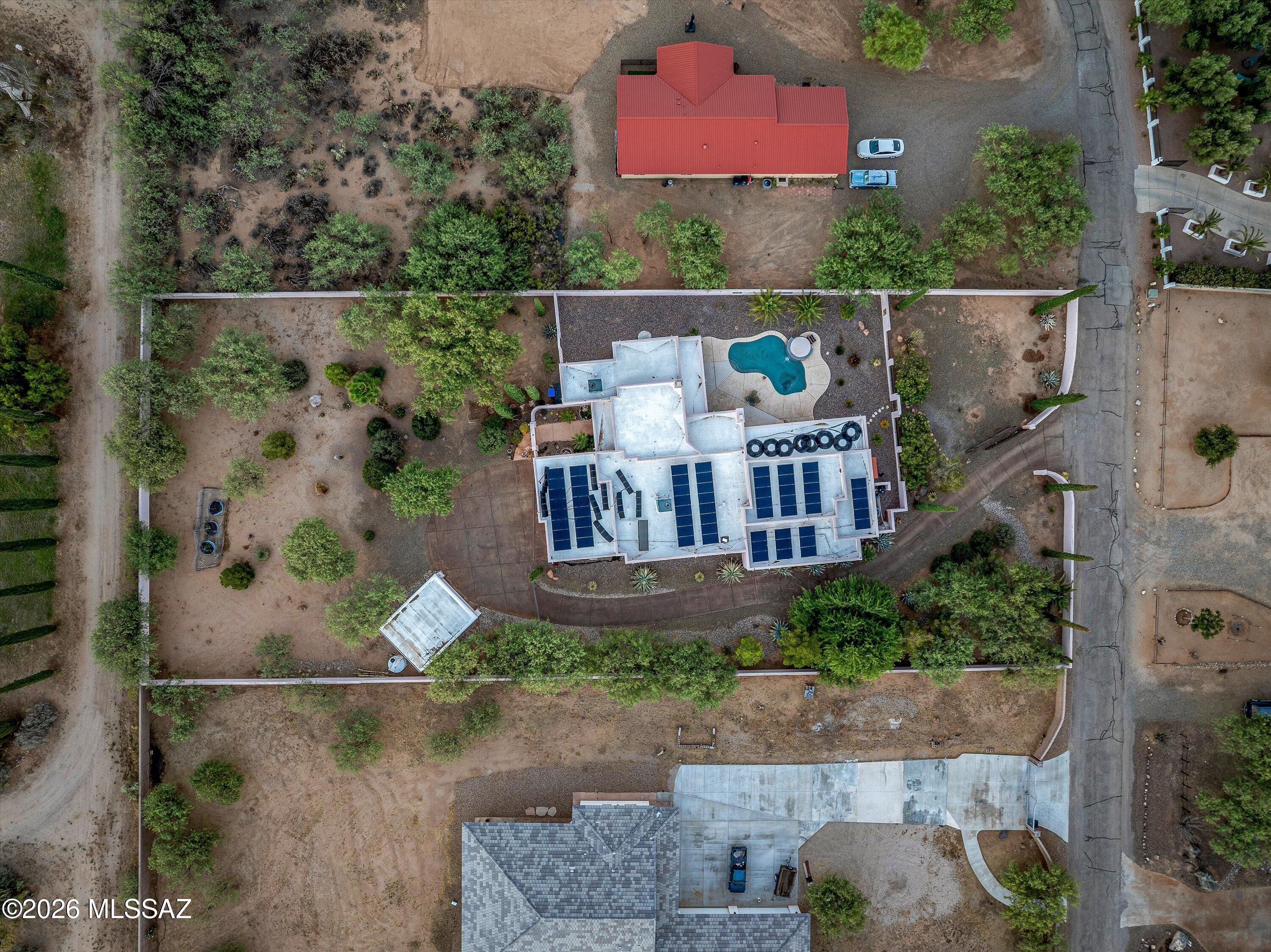 4677 East Rail N Road Tucson, AZ 85739 - Photo 39 of 48 Bird's Eye View