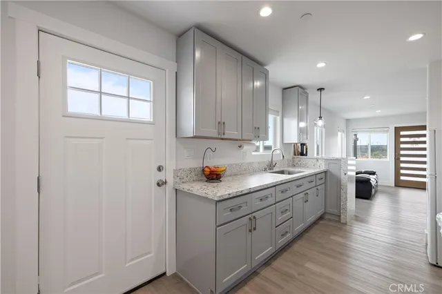 a room with storage and utility