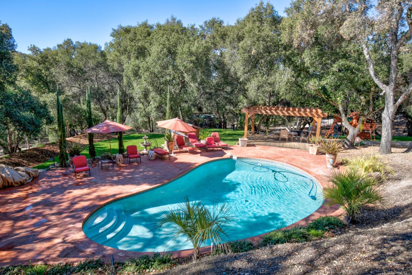 38025 Poppy Tree Lane Carmel Valley, CA 93924 - Photo 39 of 47 a view of outdoor space swimming pool and patio