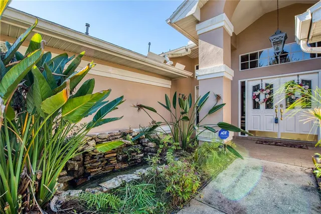 a view of street with small buildings