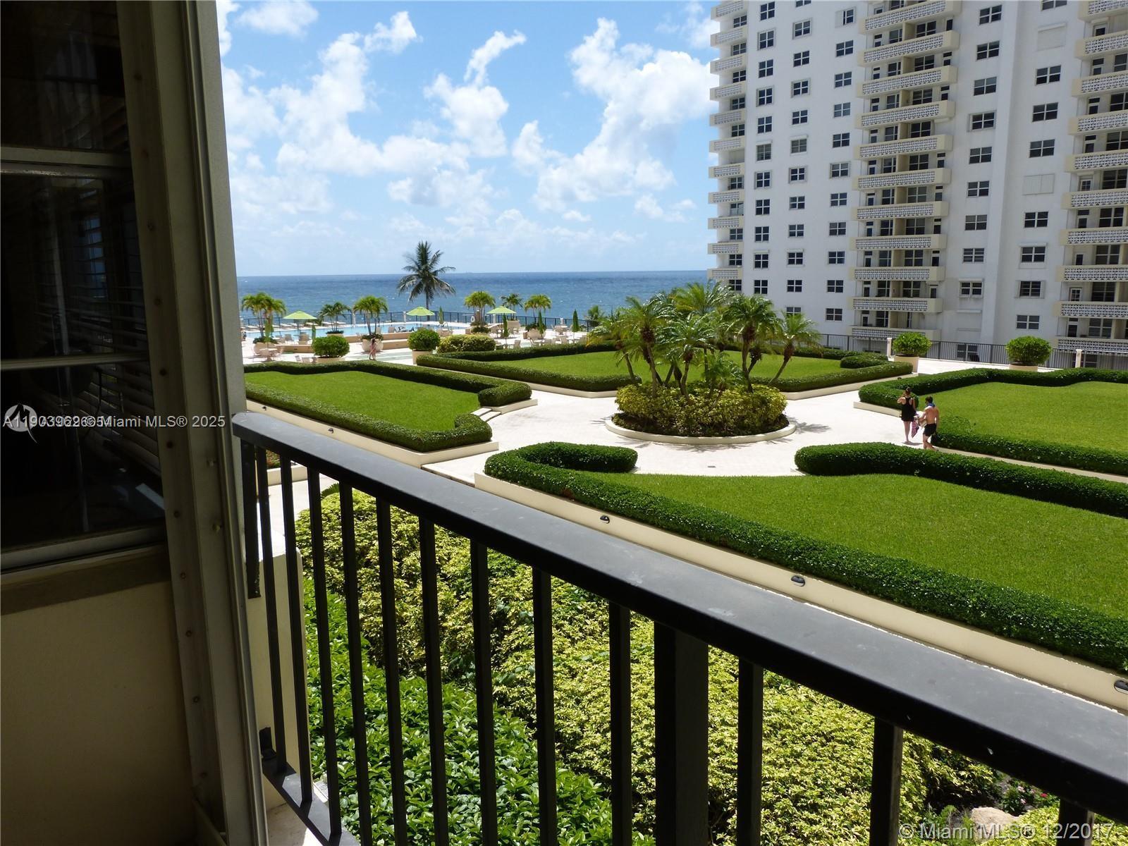 4280 Galt Ocean Drive, Unit 3G Fort Lauderdale, FL 33308 - Photo 7 of 8 a view of a balcony with chairs