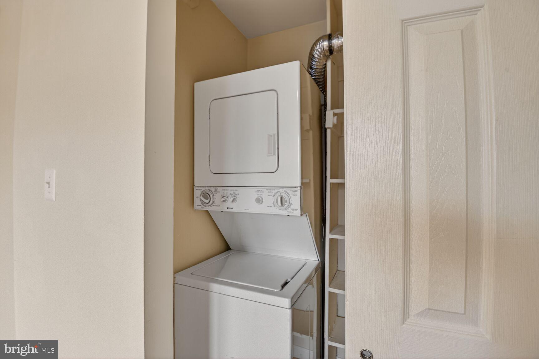 1648 Park Road Northwest, Unit 5 Washington, DC 20010 - Photo 12 of 15 a utility room with dryer and washer