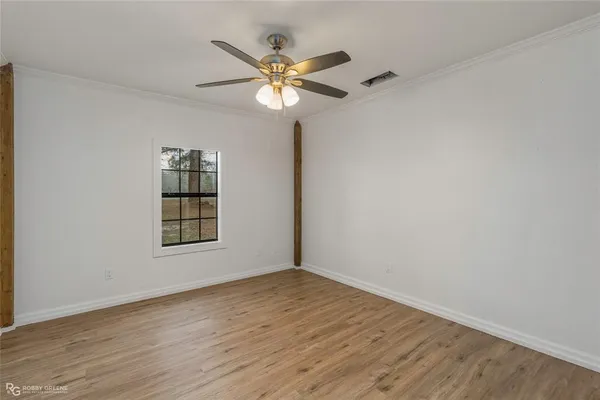 wooden floor in an empty room
