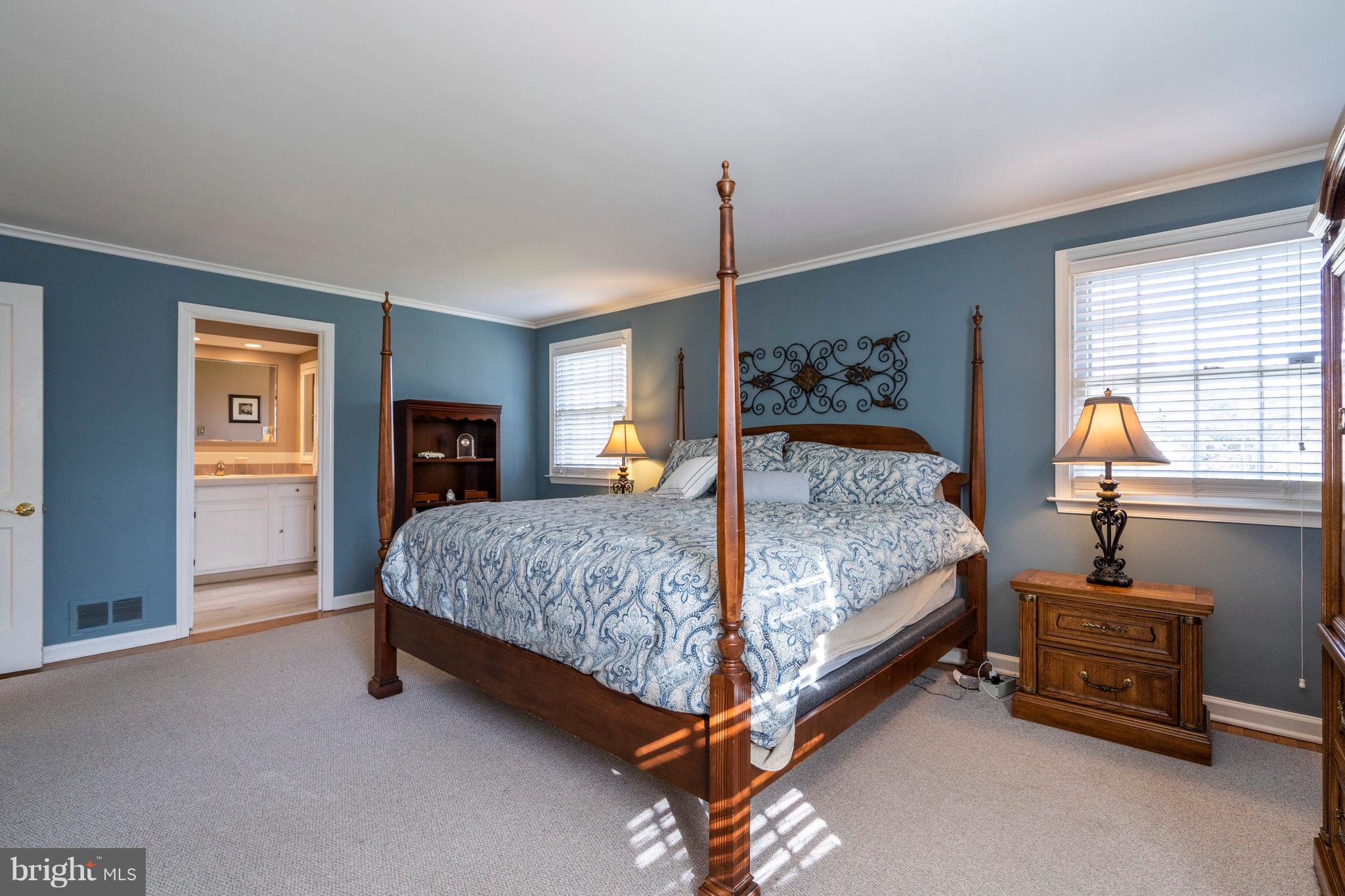 1635 Thomas Road Wayne, PA 19087 - Photo 16 of 31 Master bedroom with private bath & walk-in closet