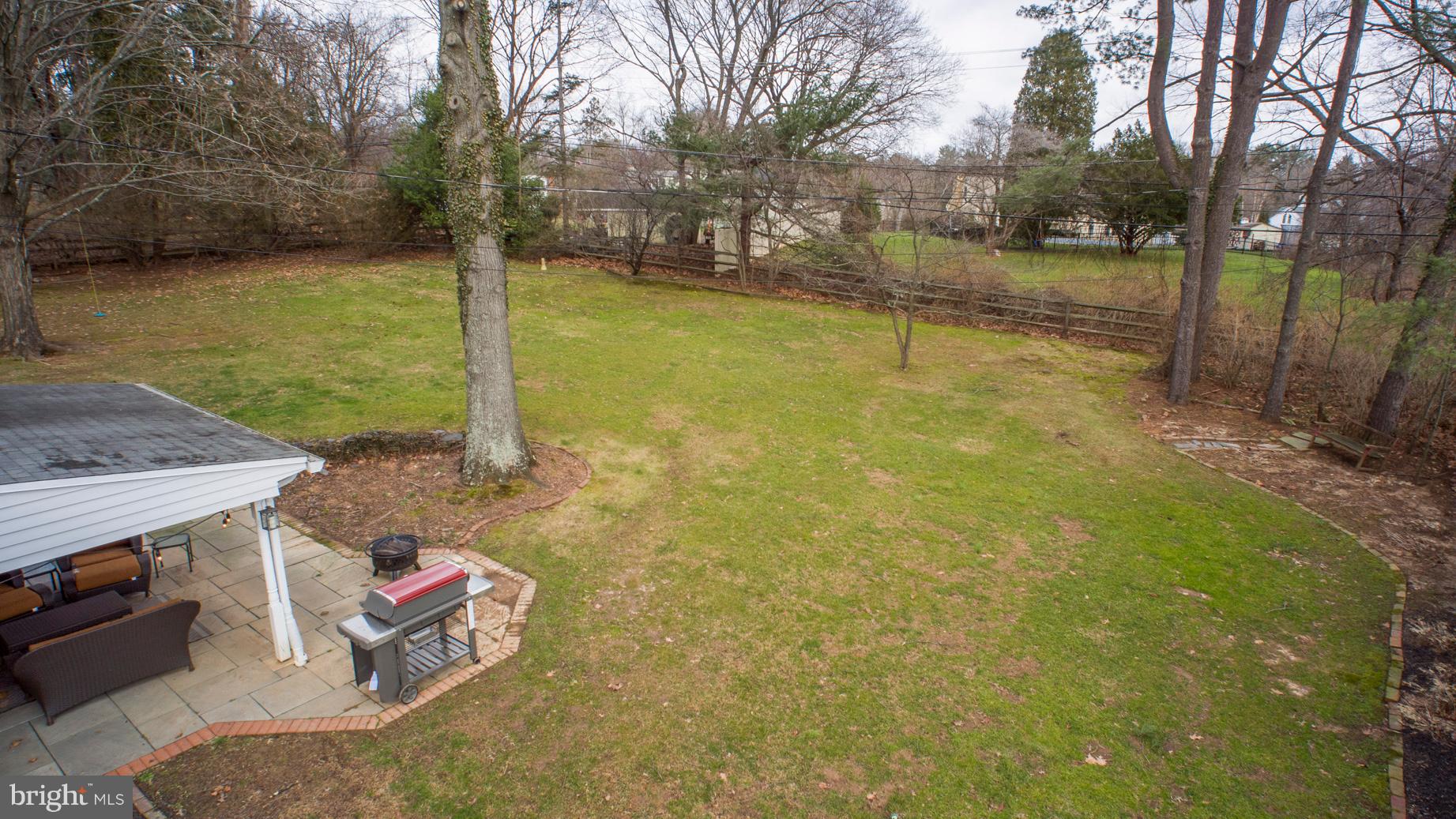 1635 Thomas Road Wayne, PA 19087 - Photo 30 of 31 Drone Photo of Backyard