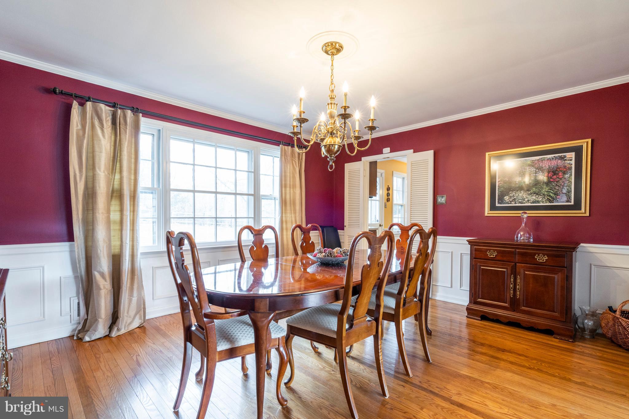 1635 Thomas Road Wayne, PA 19087 - Photo 8 of 31 Formal dining room with custom millwork