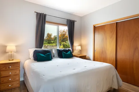 a room with a washer and dryer