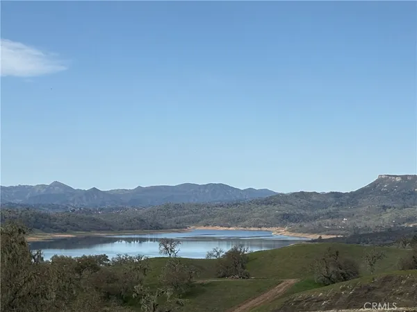 a view of lake with mountain