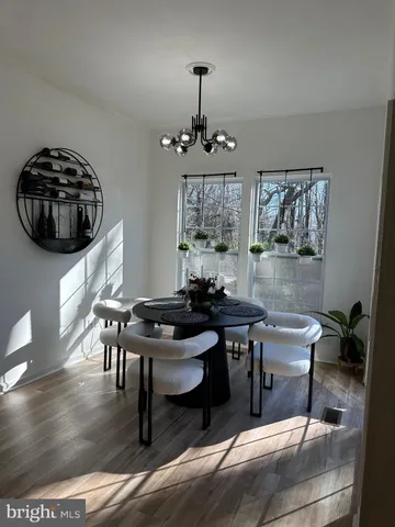 a workspace with furniture and window