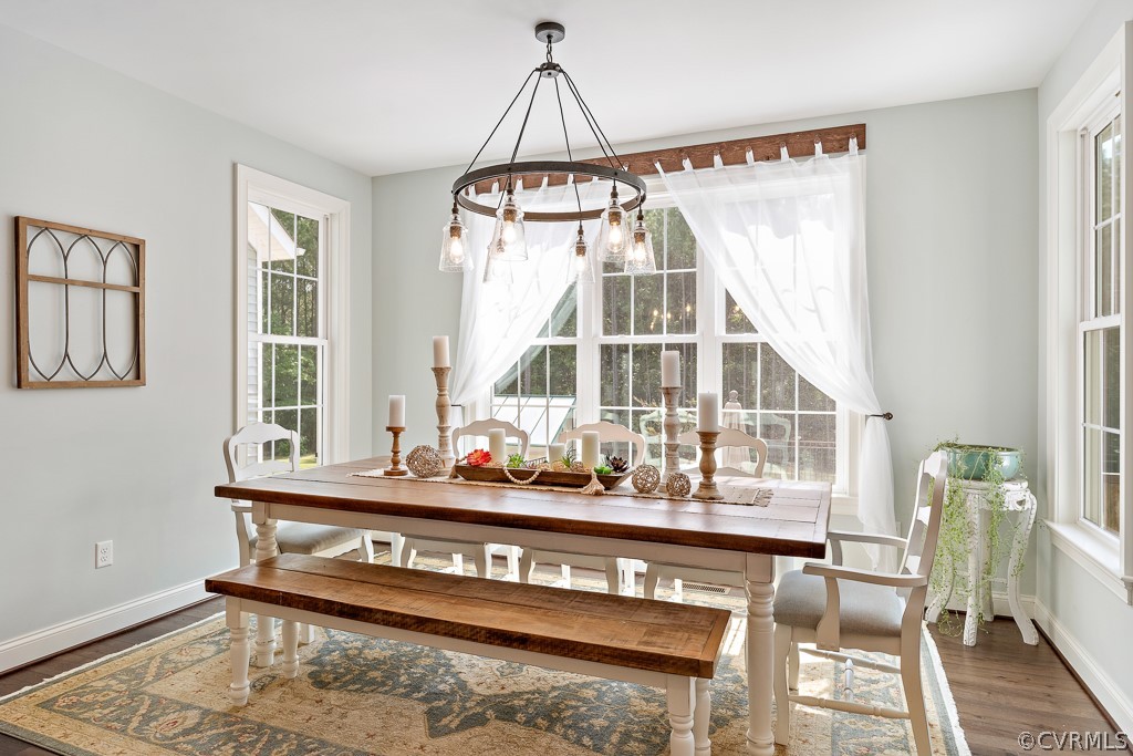 3033 Millmount Lane Powhatan, VA 23139 - Photo 17 of 49 a view of a dining room with furniture and window