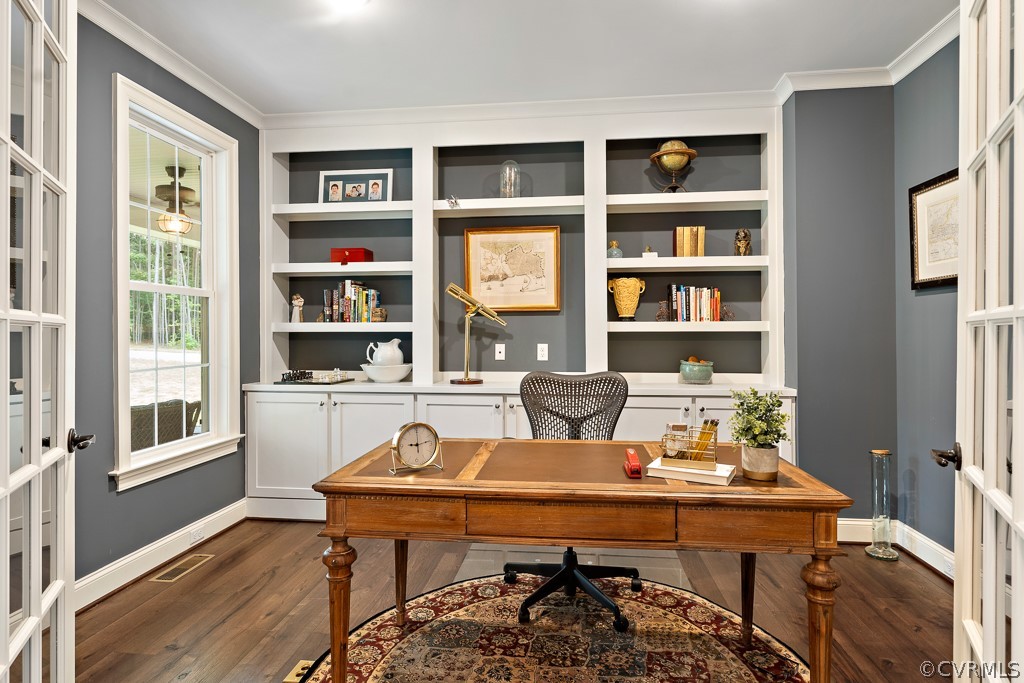 3033 Millmount Lane Powhatan, VA 23139 - Photo 8 of 49 a view of a workspace with furniture and a window