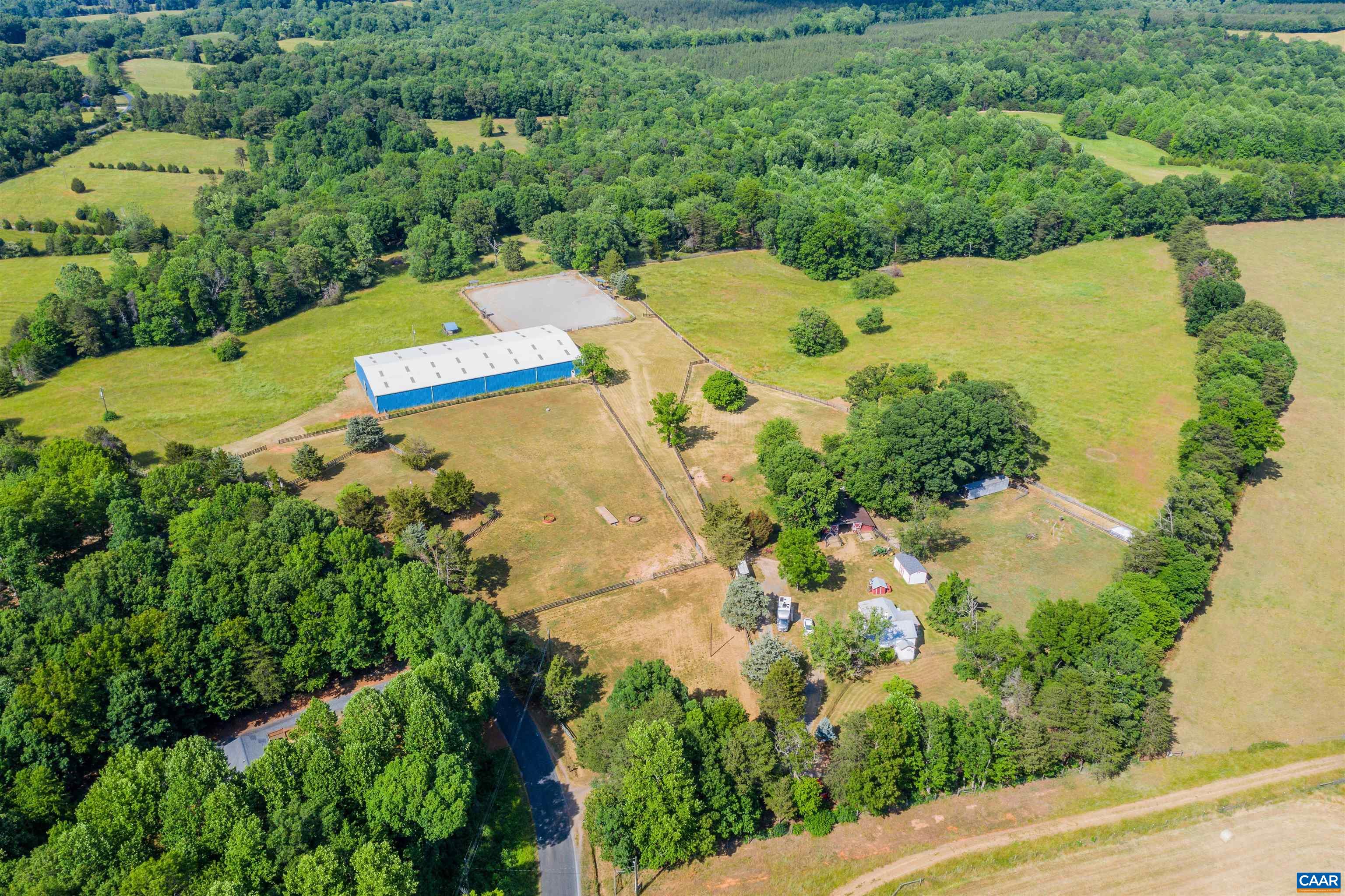 39 Dunsford Lane Dillwyn, VA 23936 - Photo 49 of 75 an aerial view of a house with a yard