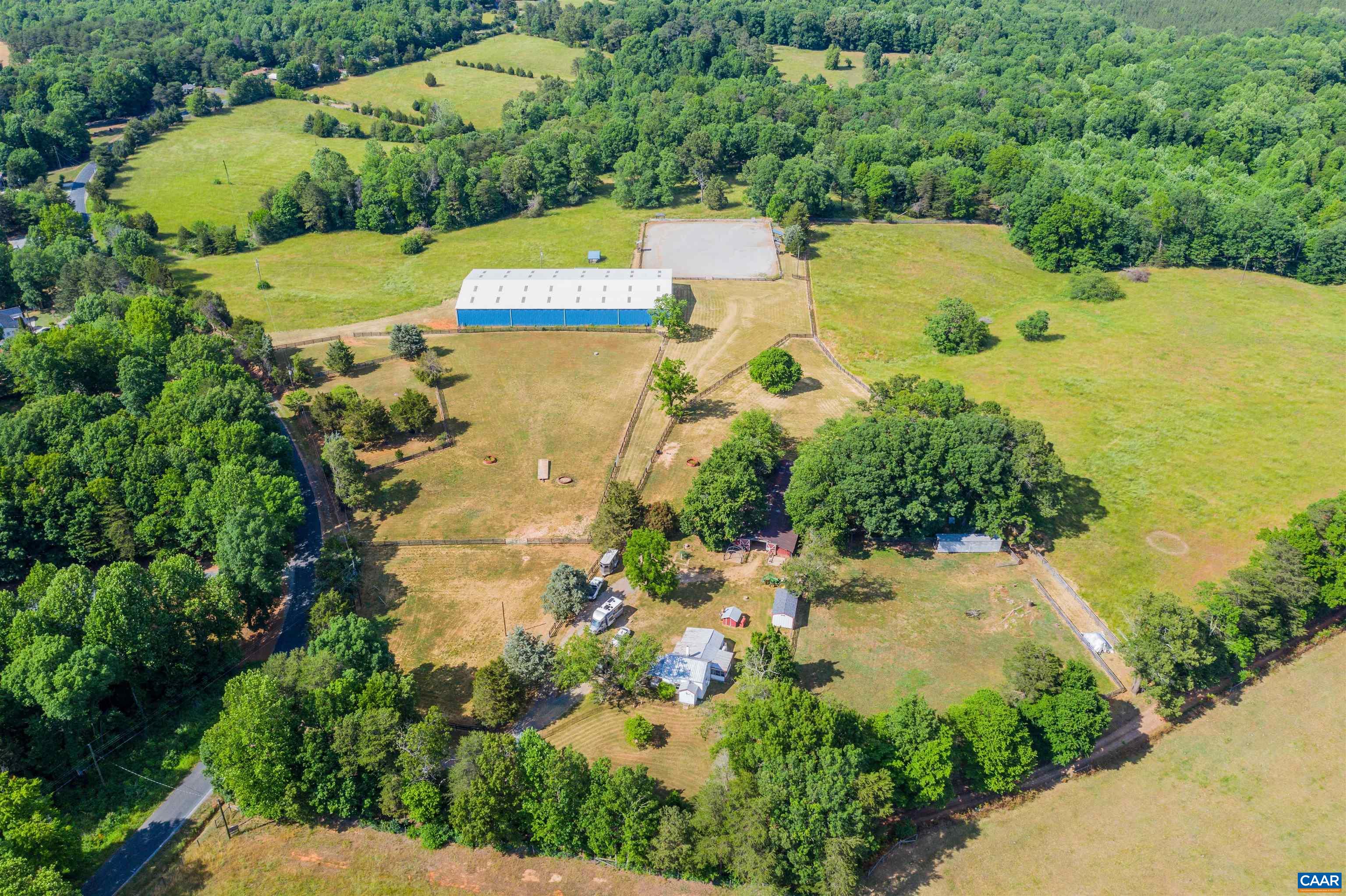 39 Dunsford Lane Dillwyn, VA 23936 - Photo 51 of 75 an aerial view of residential house with outdoor space