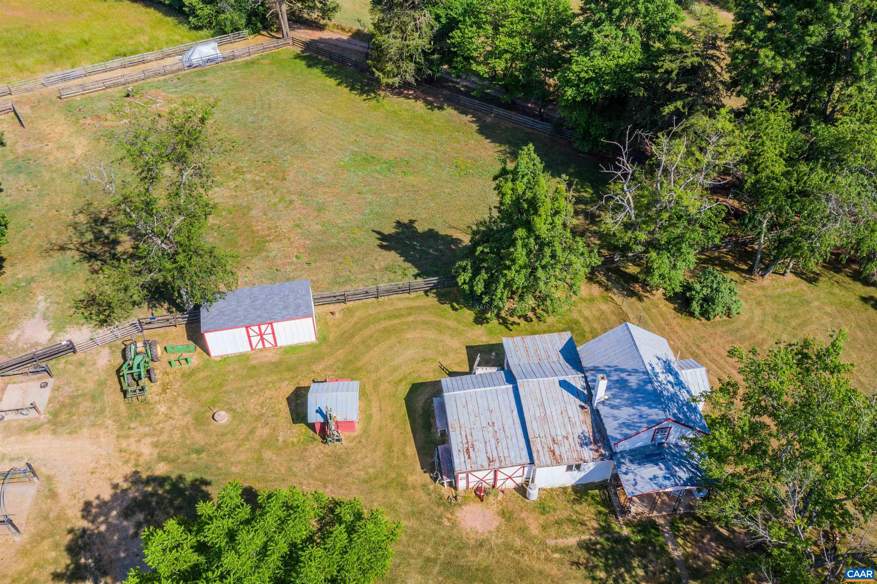 39 Dunsford Lane Dillwyn, VA 23936 - Photo 75 of 75 an aerial view of a house with a yard basket ball court and outdoor seating