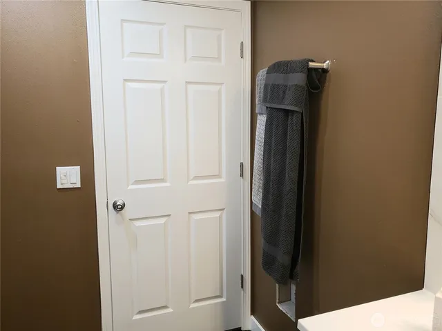 a room with storage and utility