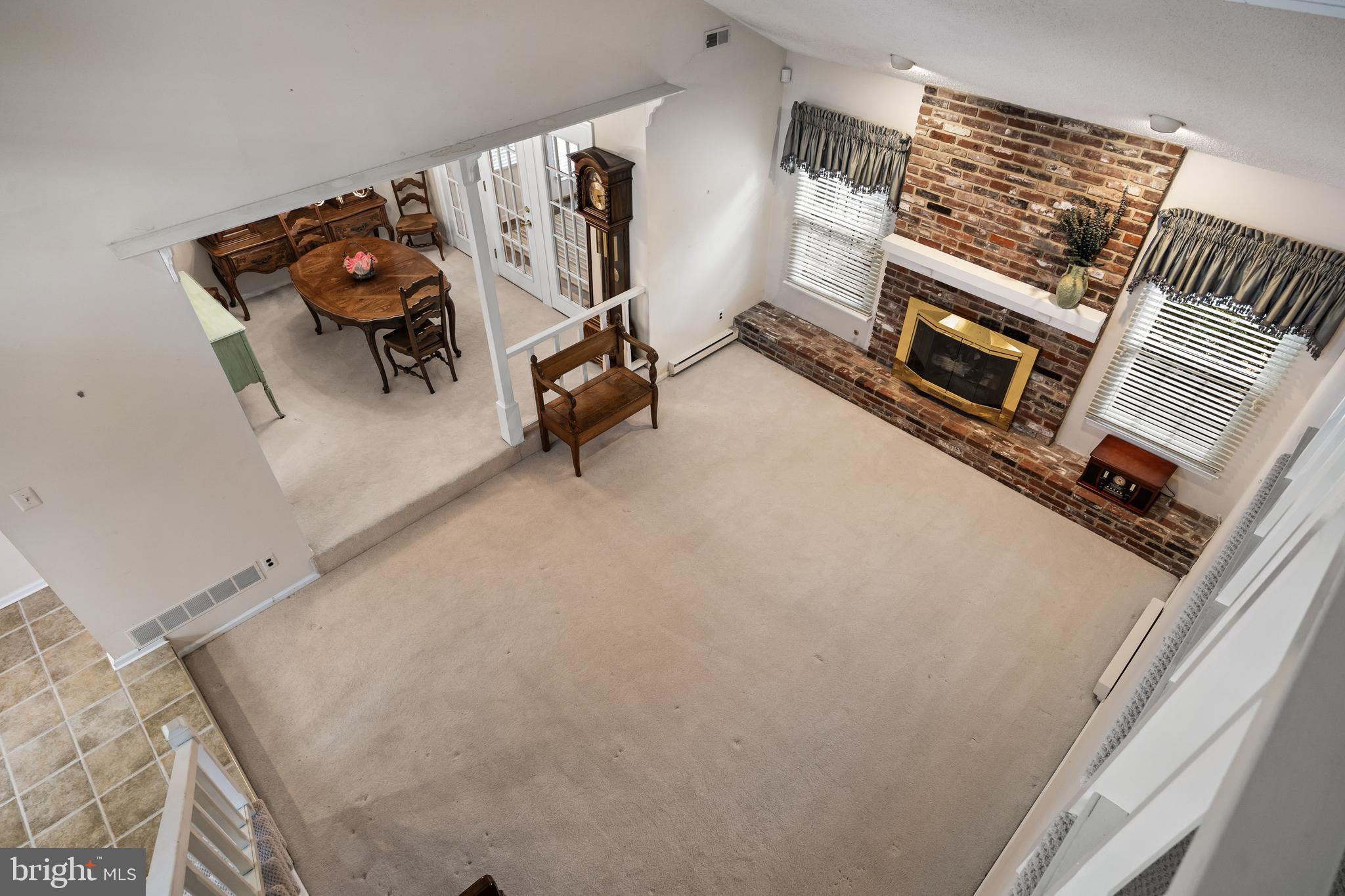 2 Nantucket Court Medford, NJ 08055 - Photo 24 of 32 View of living room from upper level balcony
