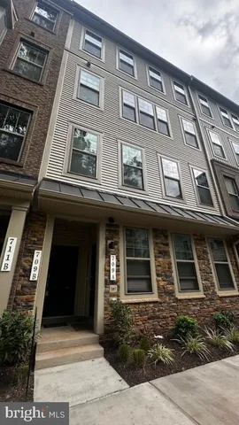 a front view of a building