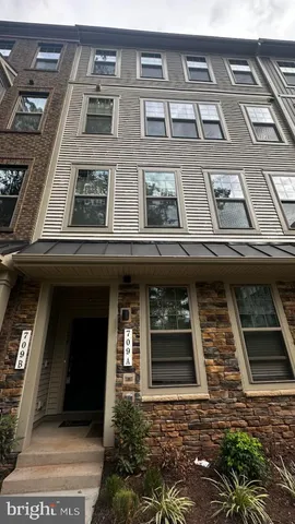 a front view of a building