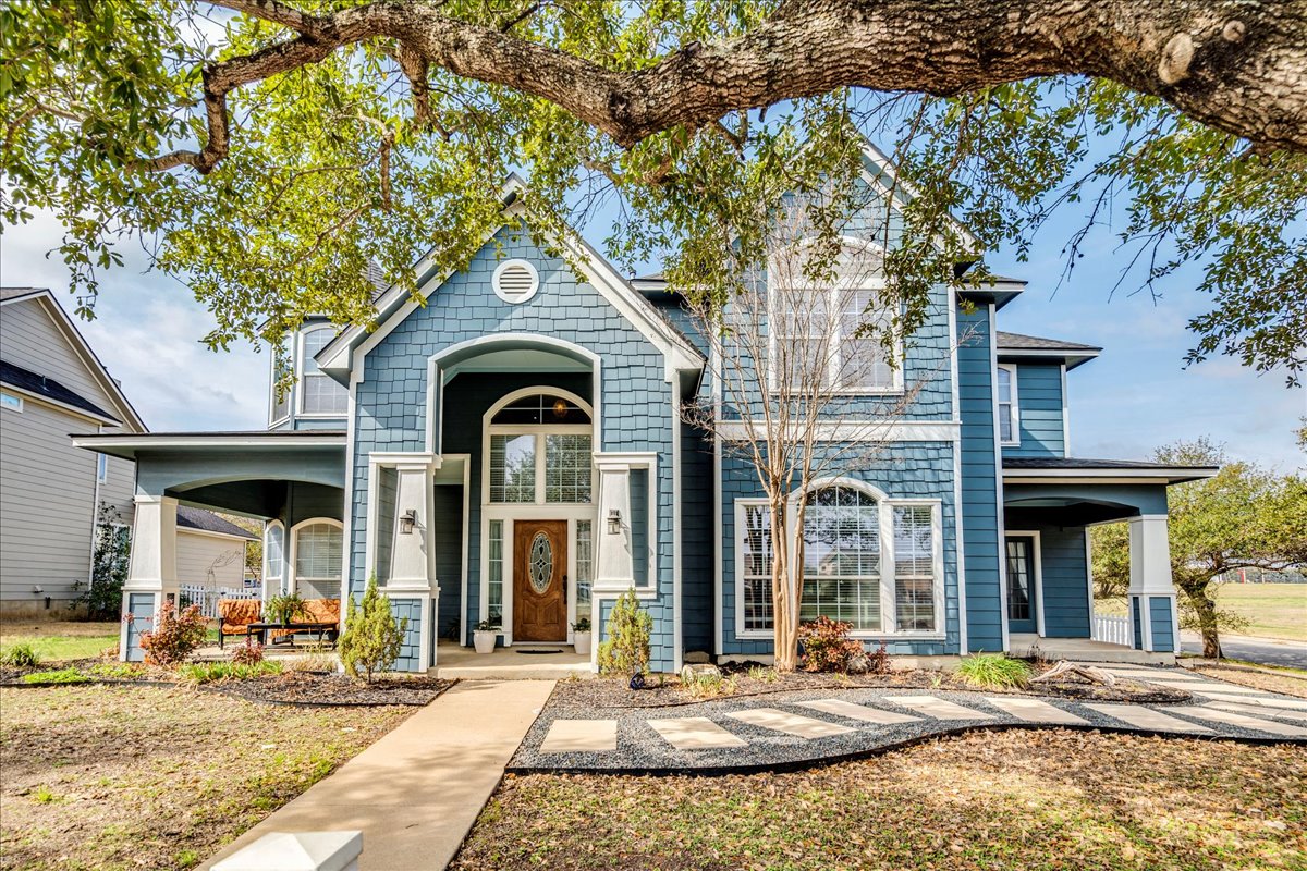 a building with view of the house