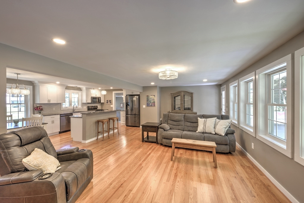 428 Bridge Road Northampton, MA 01062 - Photo 15 of 42 a living room with furniture and a wooden floor