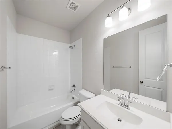 an aerial view of a swimming pool