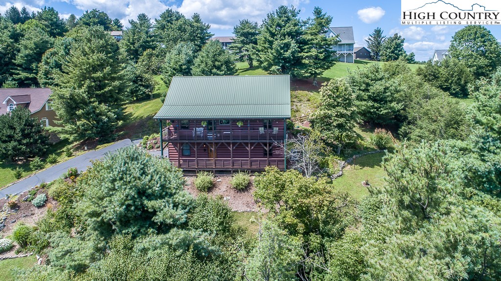 2191 Sorrento Drive Boone, NC 28607 - Photo 44 of 48 an aerial view of a house with a yard