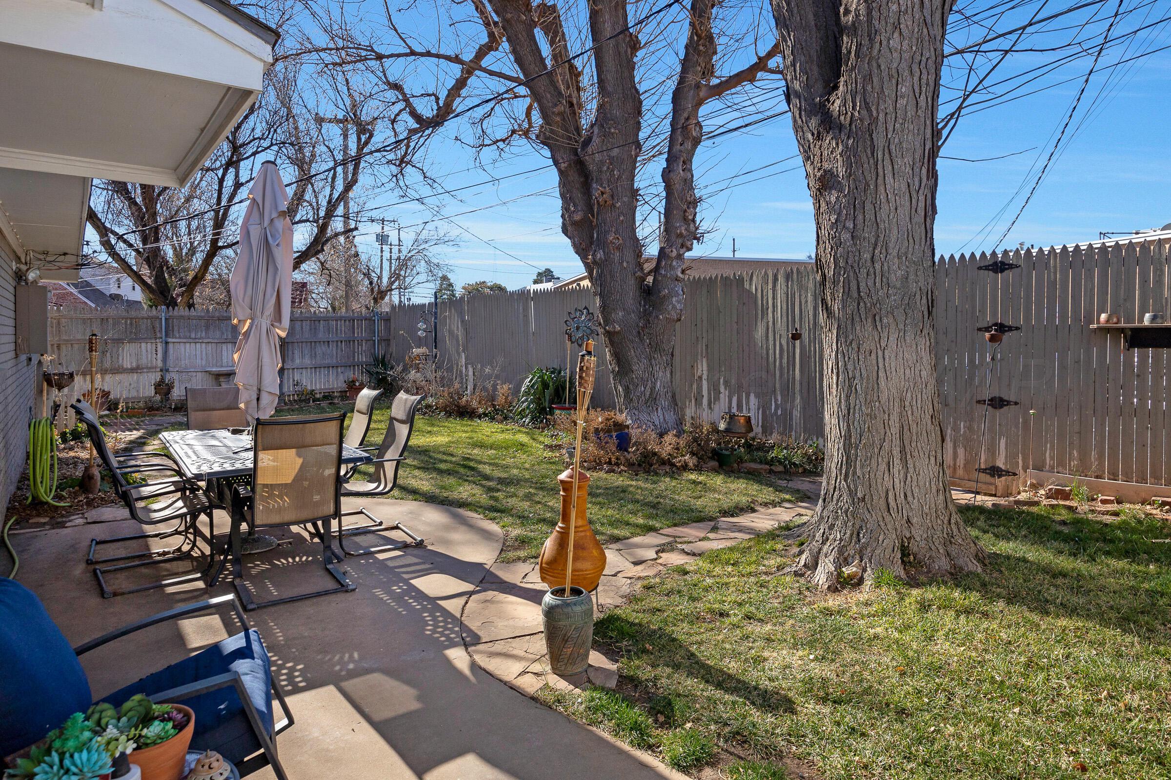 3208 South Rusk Street Amarillo, TX 79109 - Photo 27 of 29 27-Back Yard and Patio