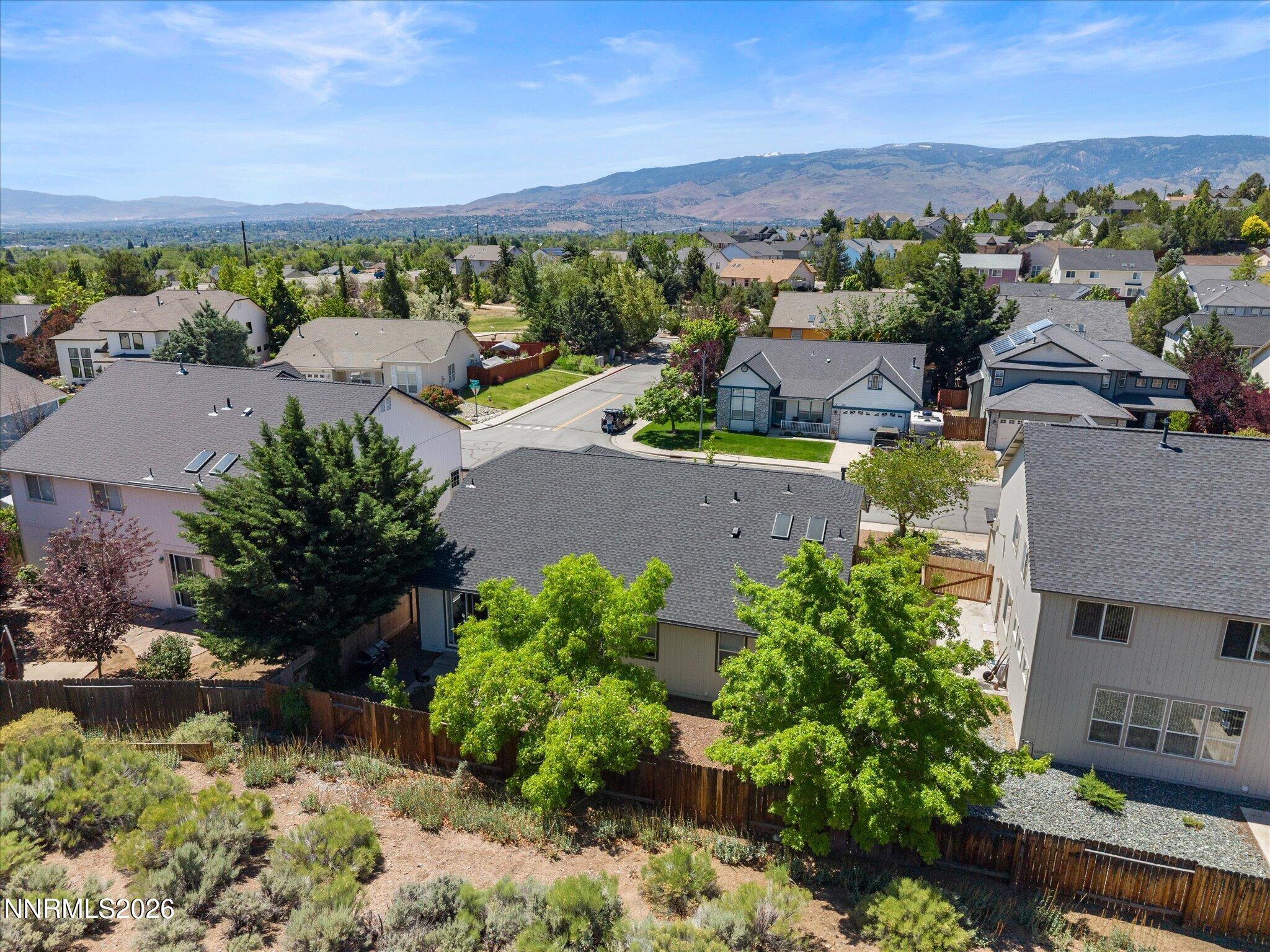 3101 Green River Drive Reno, NV 89503 - Photo 55 of 62 an aerial view of a house with a garden