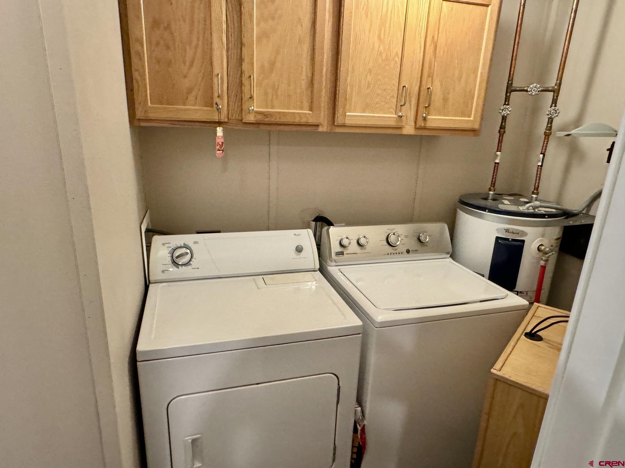100 Sawmill Road, Unit REGINA MOUNTAIN RANCH Counselor, NM 87018 - Photo 18 of 32 a utility room with dryer and washer