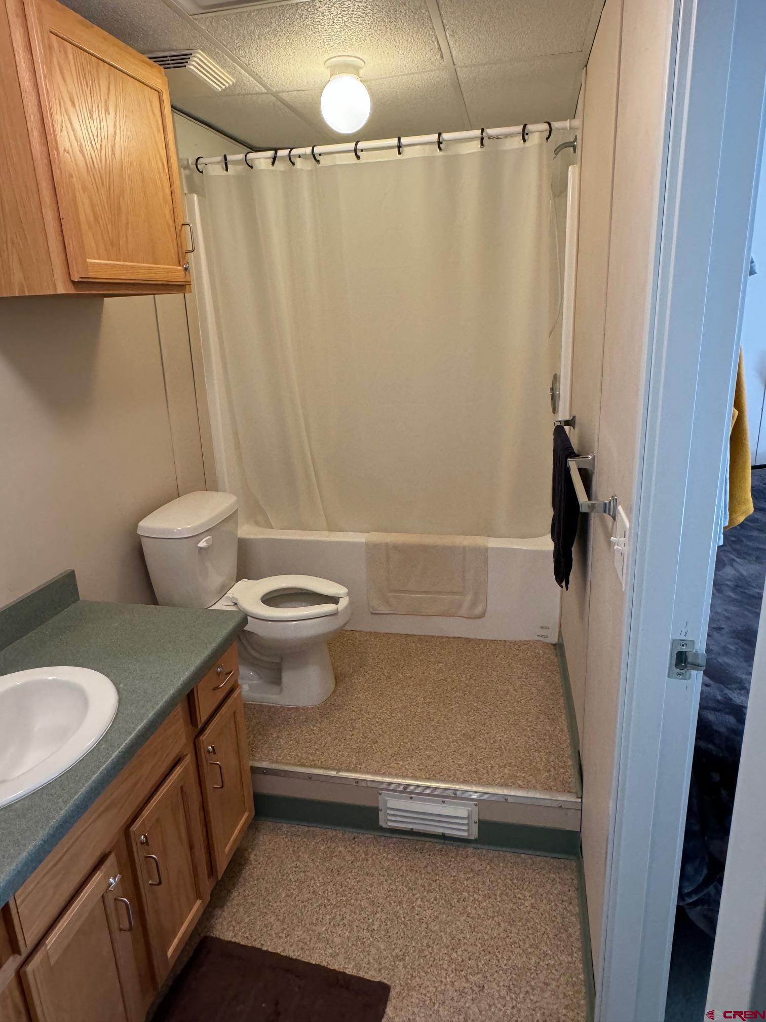 100 Sawmill Road, Unit REGINA MOUNTAIN RANCH Counselor, NM 87018 - Photo 21 of 32 a bathroom with a sink a toilet and shower