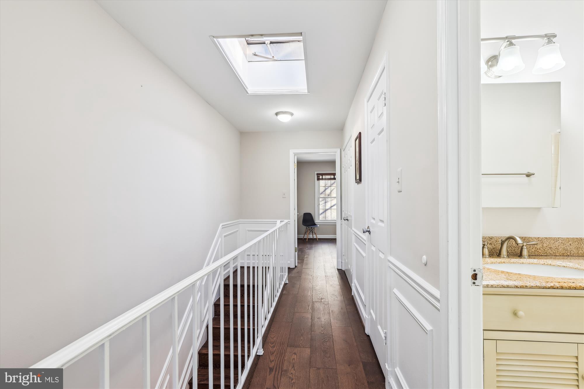4611 1/2 MacArthur Boulevard Northwest, Unit B Washington, DC 20007 - Photo 28 of 43 a view of a hallway with a bathtub