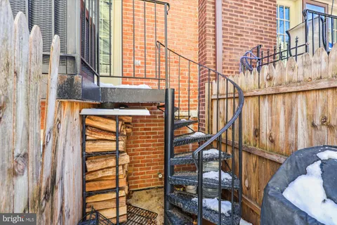 a view of balcony and deck