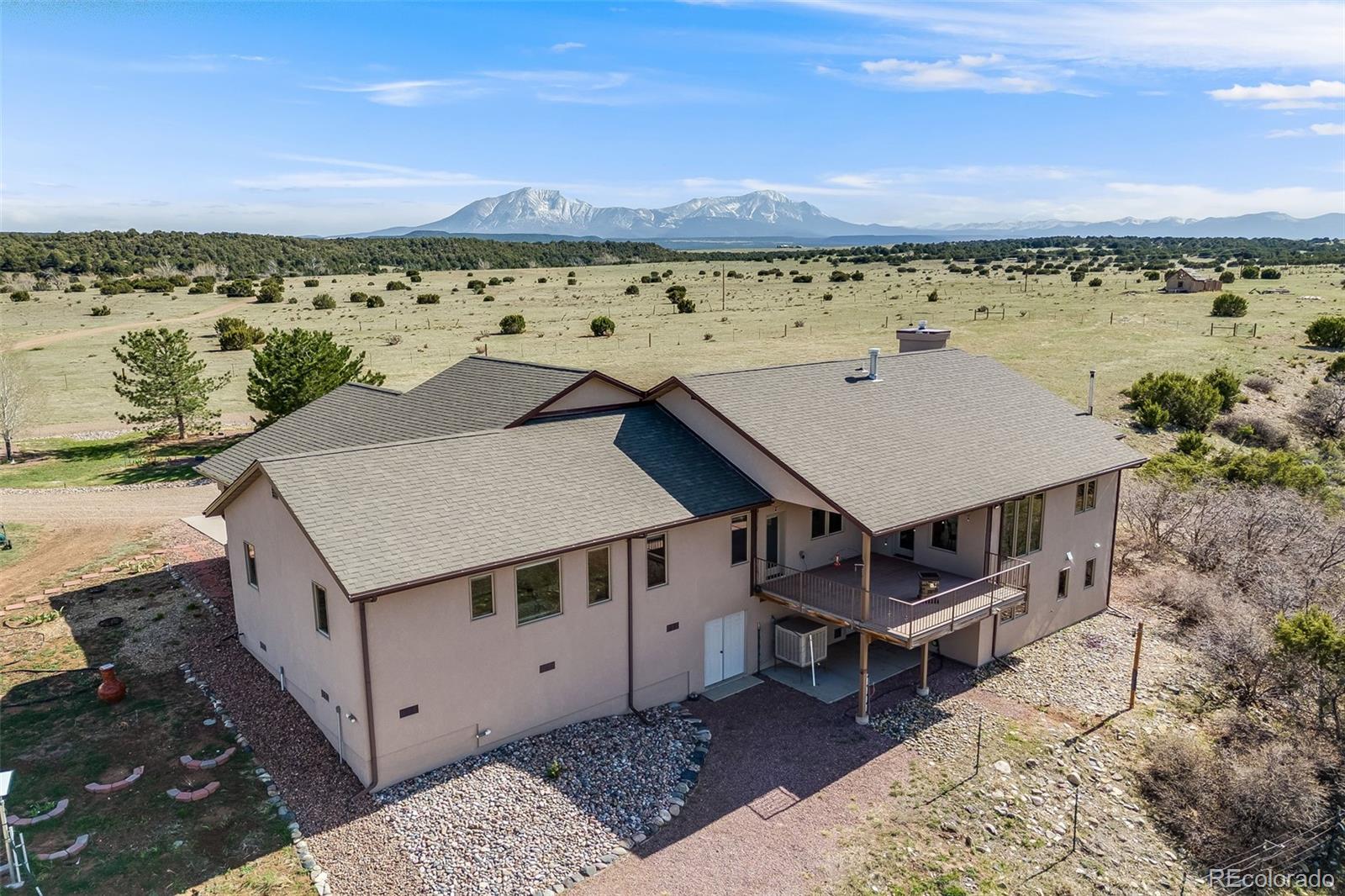185 River Ridge Trail Walsenburg, CO 81089 - Photo 45 of 50 a view of a terrace with a outdoor space