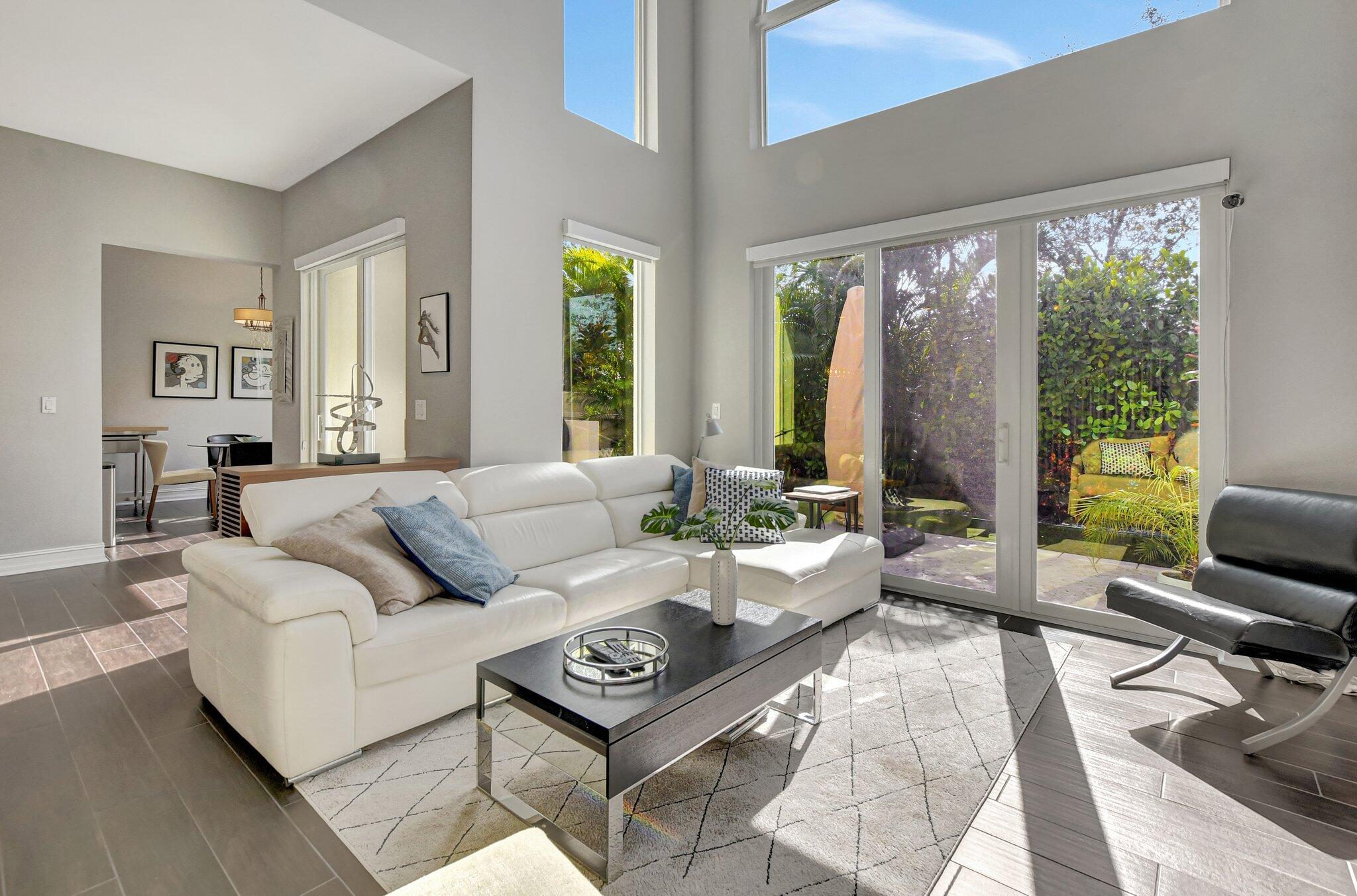 2530 Northwest 52nd Street Boca Raton, FL 33496 - Photo 11 of 67 Living View to Garden