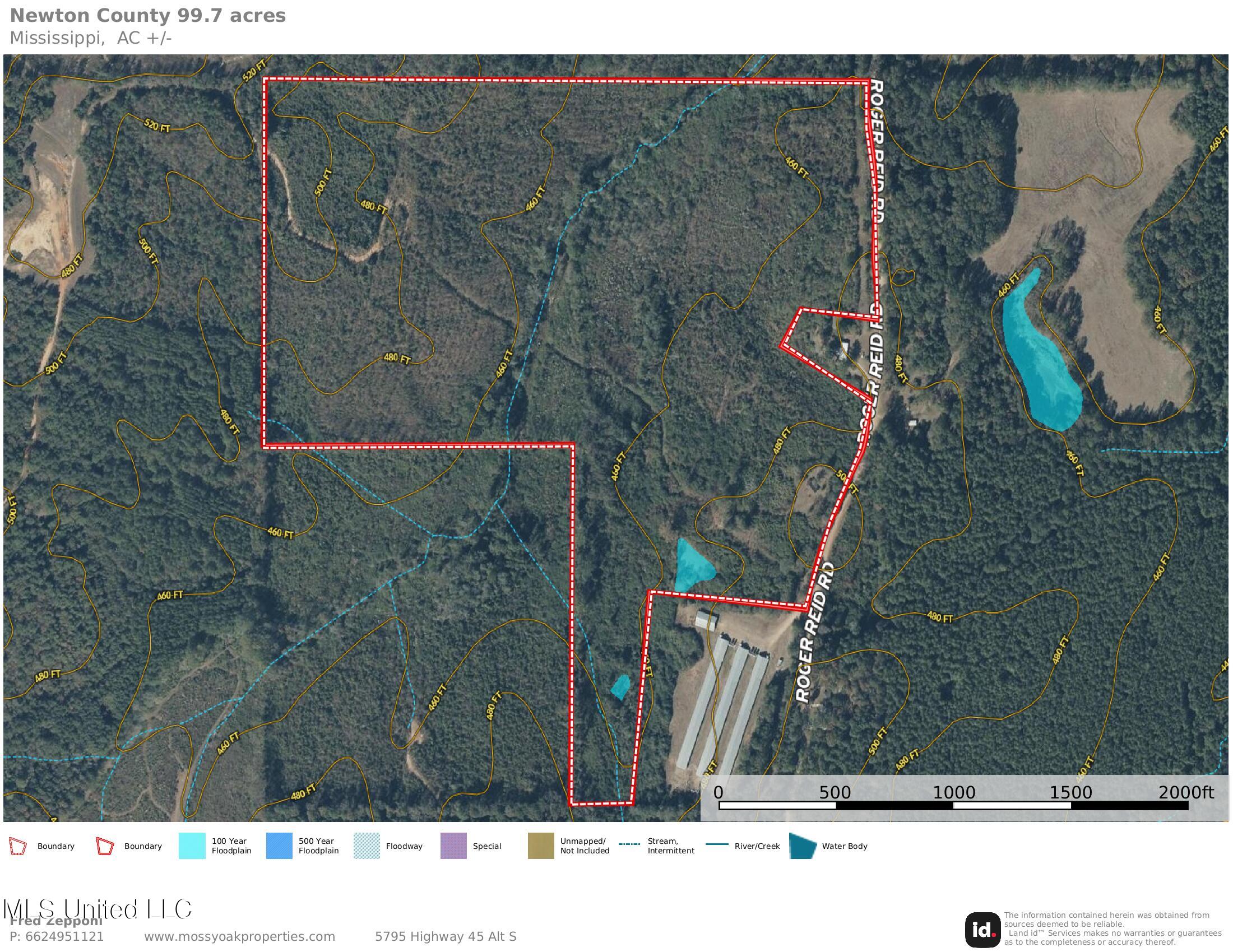 Roger Reid Road Conehatta, MS 39057 - Photo 18 of 18 map water
